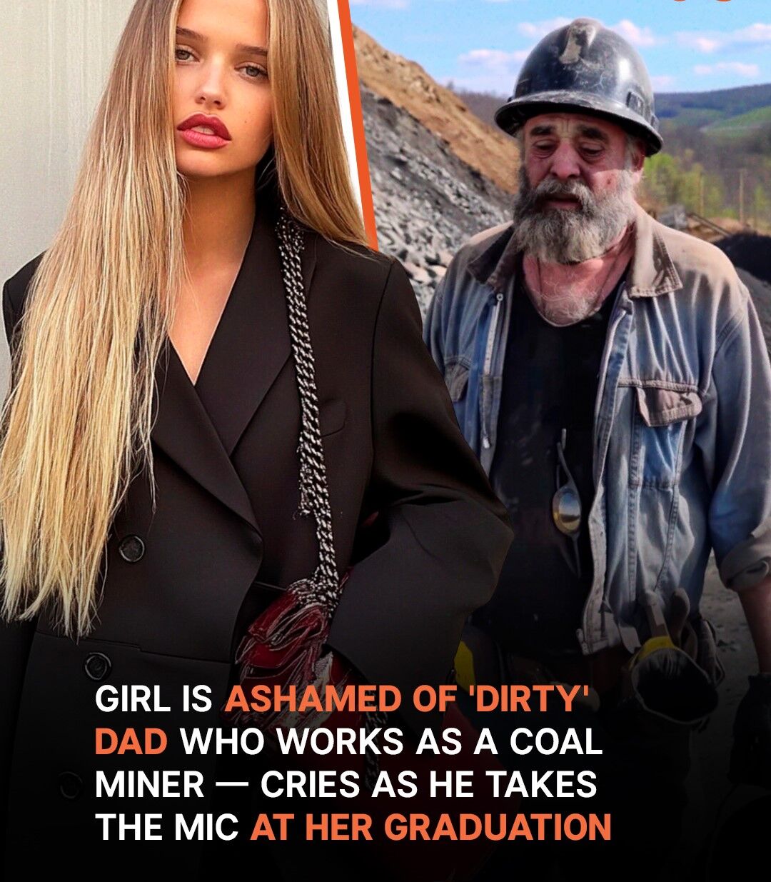 Girl Is Ashamed of ‘Dirty’ Dad Who Works as Coal Miner, Cries as He Takes Mic at Her Graduation — Story of the Day